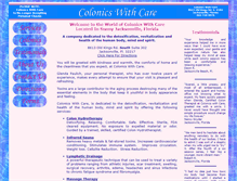 Tablet Screenshot of colonicswithcare.com